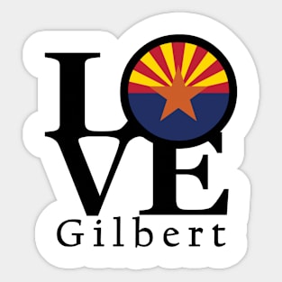 LOVE Gilbert Arizona Sticker